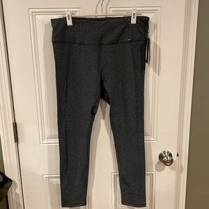 NWT calia essential high rise leggings in dark heather grey - size XL
